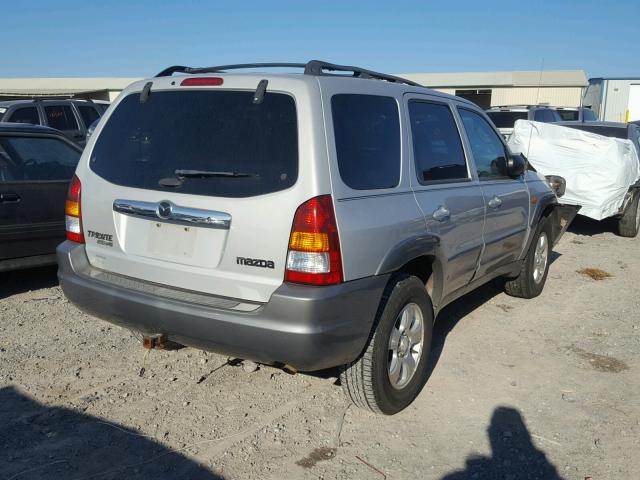 4F2CU08172KM54249 - 2002 MAZDA TRIBUTE LX SILVER photo 4