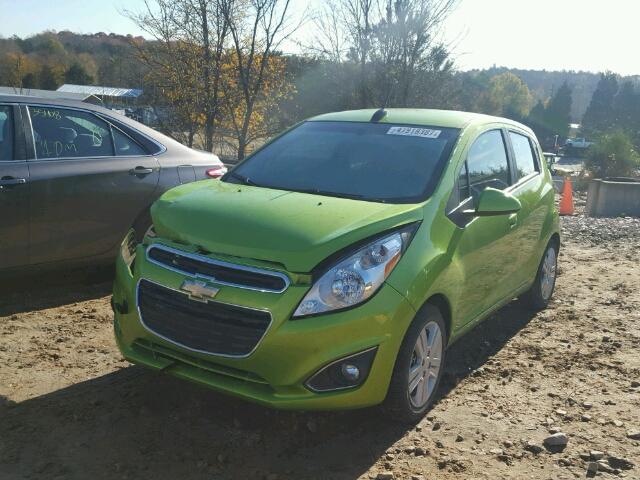 KL8CB6S95FC727320 - 2015 CHEVROLET SPARK LS GREEN photo 2