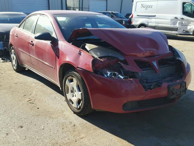 1G2ZF55B064157045 - 2006 PONTIAC G6 SE RED photo 1