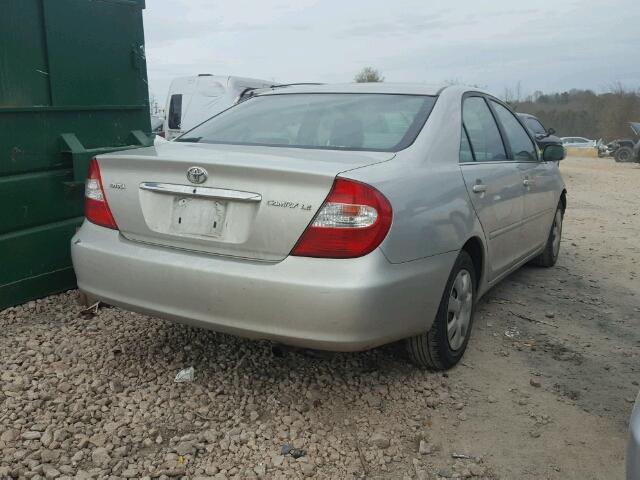 4T1BE32K03U786224 - 2003 TOYOTA CAMRY LE SILVER photo 4