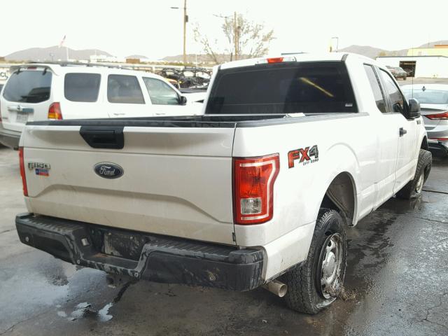 1FTFX1EF4HKC67571 - 2017 FORD F150 SUPER WHITE photo 4