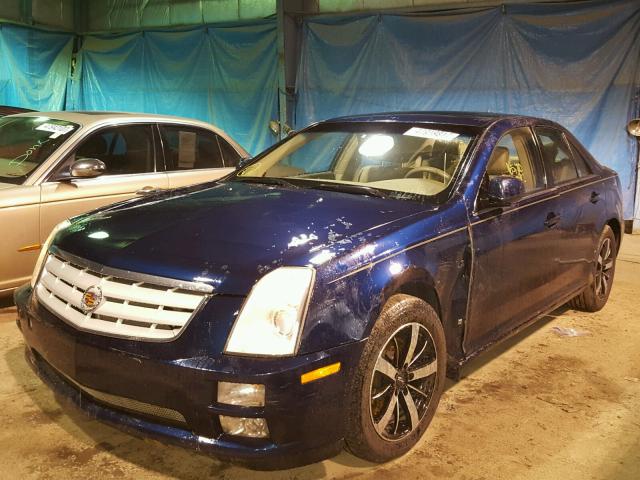 1G6DW677060185328 - 2006 CADILLAC STS BLUE photo 2