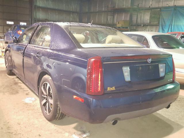 1G6DW677060185328 - 2006 CADILLAC STS BLUE photo 3