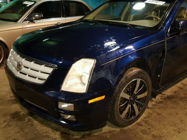 1G6DW677060185328 - 2006 CADILLAC STS BLUE photo 9