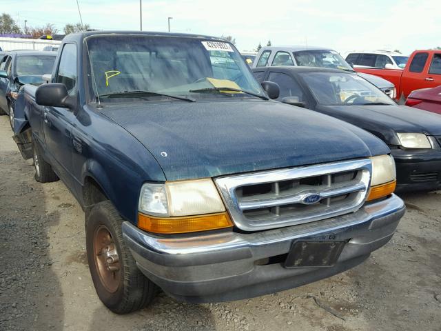 1FTYR10C4WUC03502 - 1998 FORD RANGER GREEN photo 1