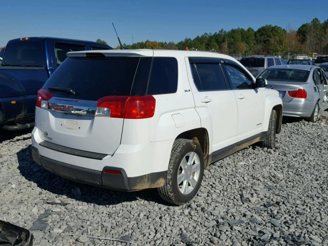 2CTALMEC0B6352810 - 2011 GMC TERRAIN SL WHITE photo 4