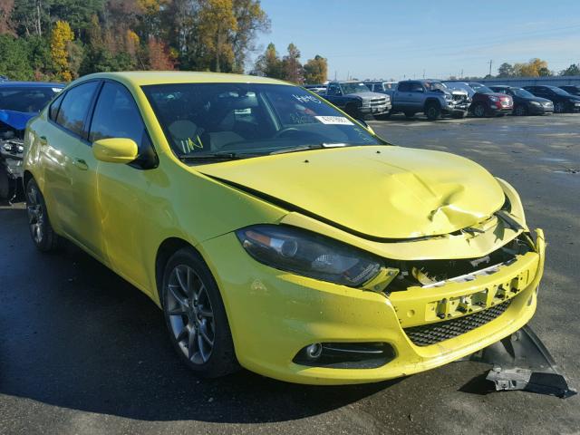 1C3CDFBH0DD110461 - 2013 DODGE DART SXT GREEN photo 1