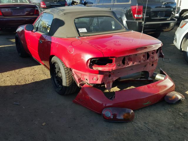 JM1NA3514N0329927 - 1992 MAZDA MX-5 MIATA RED photo 3