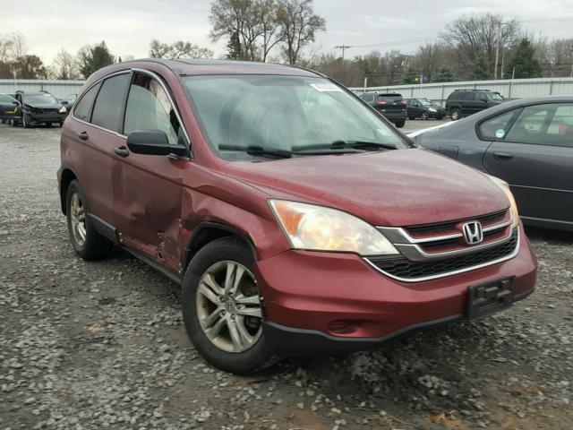 5J6RE4H50AL004902 - 2010 HONDA CR-V EX BURGUNDY photo 1