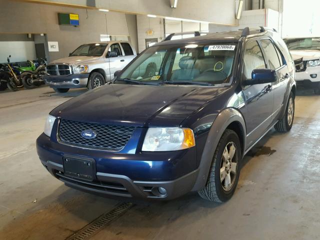 1FMZK02186GA52995 - 2006 FORD FREESTYLE BLUE photo 2