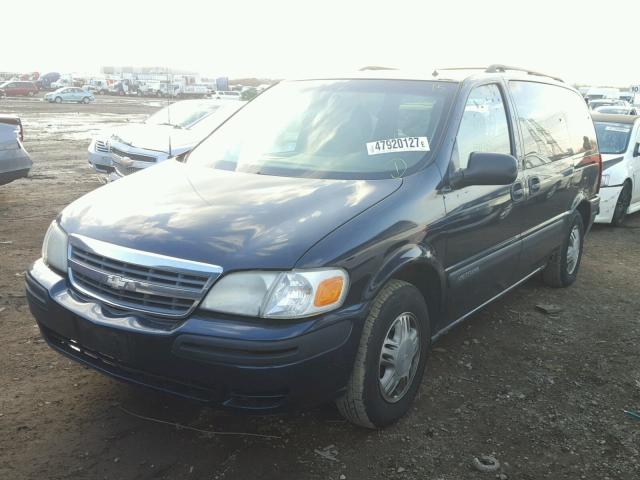 1GNDX03E22D141014 - 2002 CHEVROLET VENTURE BLUE photo 2