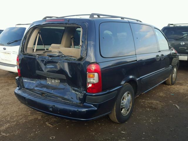 1GNDX03E22D141014 - 2002 CHEVROLET VENTURE BLUE photo 4