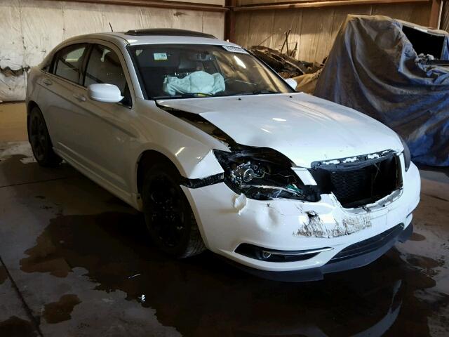 1C3CCBCG3DN719233 - 2013 CHRYSLER 200 LIMITE WHITE photo 1