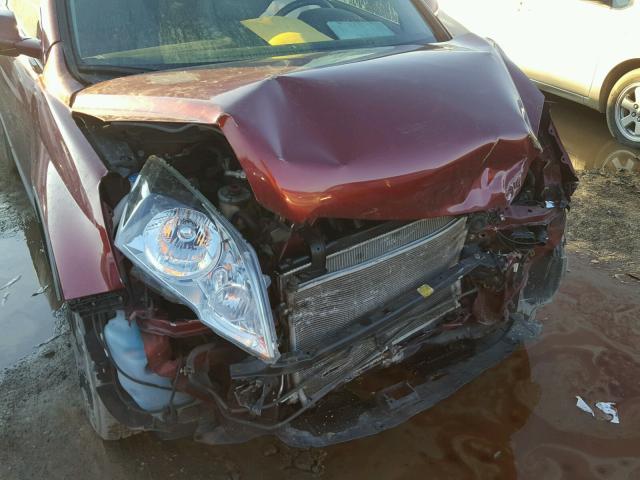 5J6RE48778L022289 - 2008 HONDA CR-V EXL MAROON photo 9