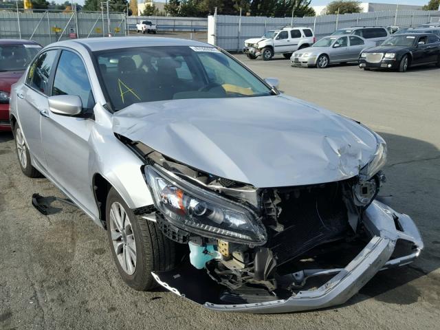 1HGCR2F38EA047120 - 2014 HONDA ACCORD LX SILVER photo 1