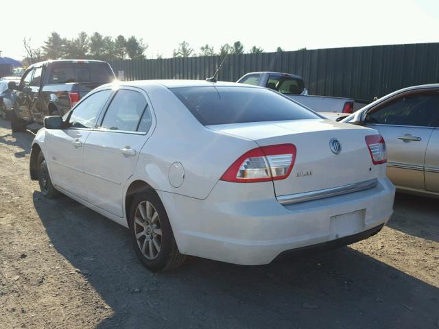 3MEHM07Z98R666389 - 2008 MERCURY MILAN WHITE photo 3