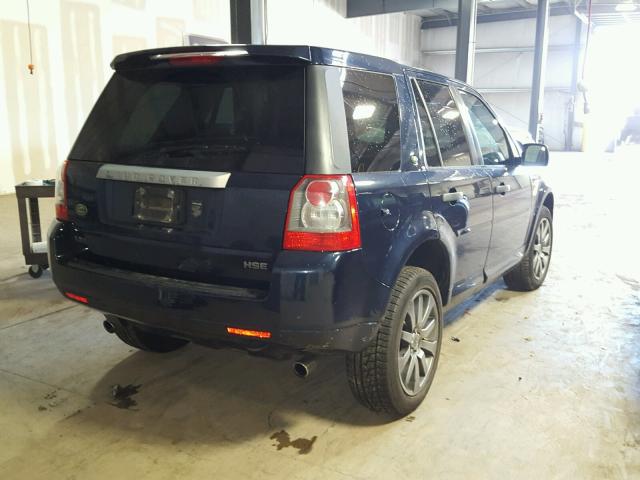 SALFR24N58H063862 - 2008 LAND ROVER LR2 HSE BLUE photo 4