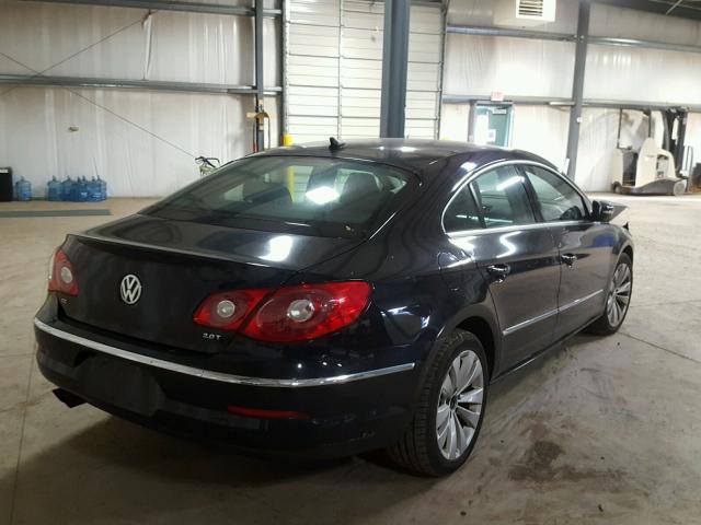 WVWMP7AN1AE544205 - 2010 VOLKSWAGEN CC SPORT BLACK photo 4