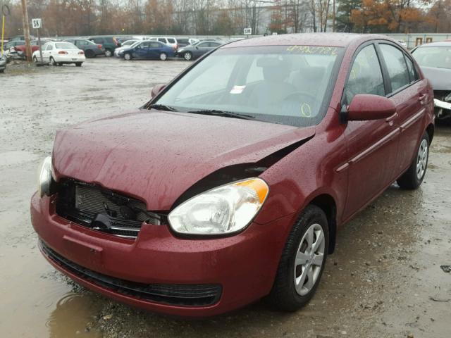 KMHCN46CX8U175184 - 2008 HYUNDAI ACCENT GLS MAROON photo 2