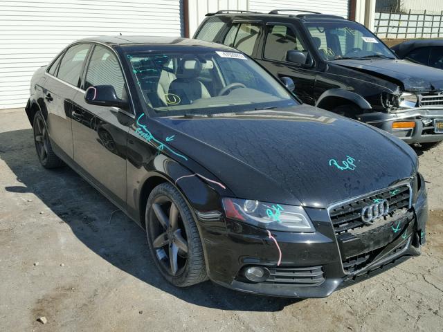 WAUMK78K09A087512 - 2009 AUDI A4 PRESTIG BLACK photo 1