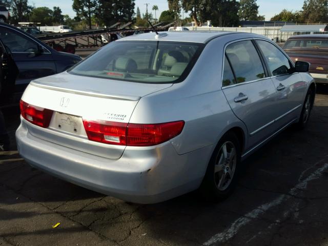 JHMCN36505C003844 - 2005 HONDA ACCORD HYB SILVER photo 4