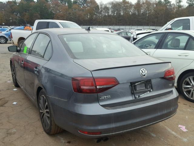 3VWD17AJXGM286250 - 2016 VOLKSWAGEN JETTA SPOR GRAY photo 3