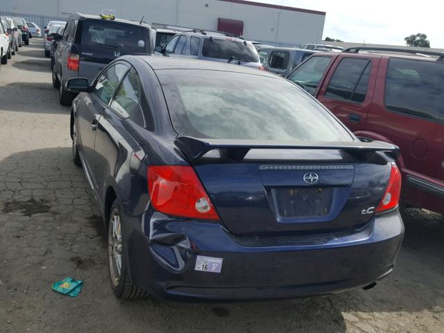 JTKDE177070219698 - 2007 TOYOTA SCION TC 蓝色 照片 3