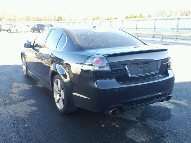 6G2EC57Y29L190408 - 2009 PONTIAC G8 GT BLACK photo 3