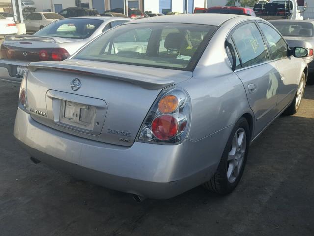 1N4BL11D52C170286 - 2002 NISSAN ALTIMA SE SILVER photo 4