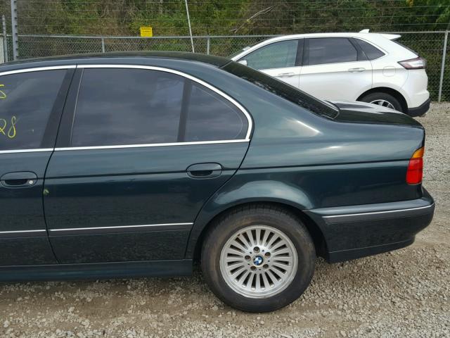 WBADN6347YGM65590 - 2000 BMW 540 I AUTO GREEN photo 9