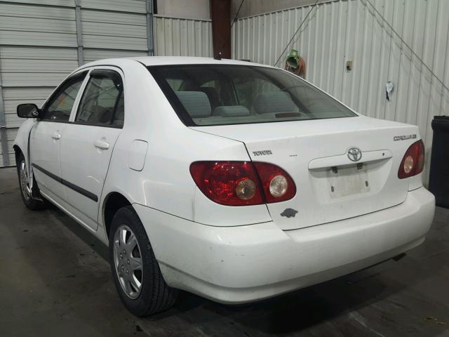 1NXBR32E98Z965500 - 2008 TOYOTA COROLLA CE WHITE photo 3