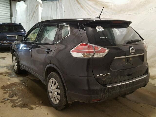 KNMAT2MV5GP709618 - 2016 NISSAN ROGUE S BLACK photo 3