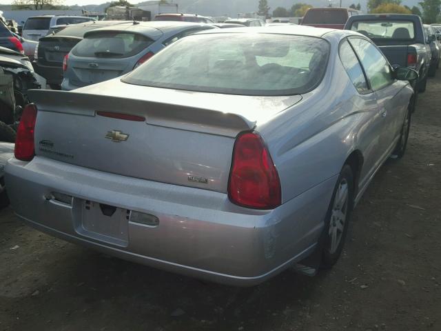 2G1WK15K079206979 - 2007 CHEVROLET MONTE CARL SILVER photo 4