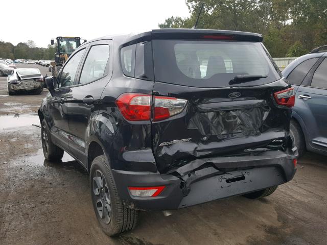 MAJ6P1SL7JC214041 - 2018 FORD ECOSPORT S BLACK photo 3