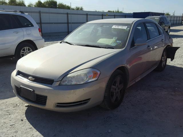 2G1WB57K591290352 - 2009 CHEVROLET IMPALA LS SILVER photo 2