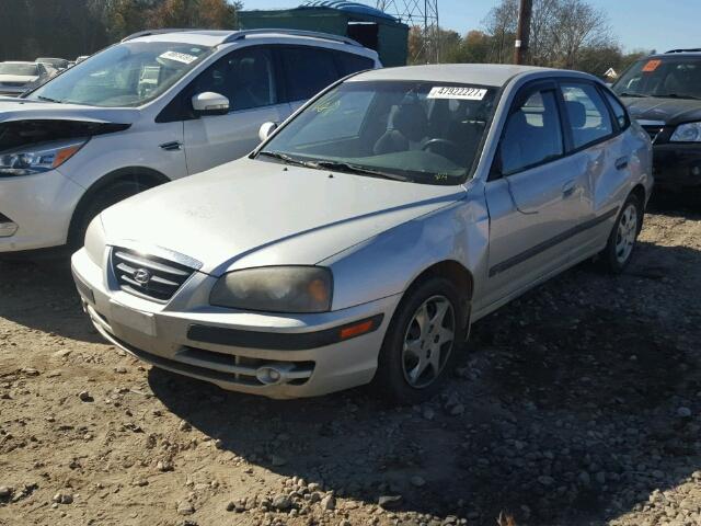 KMHDN56D36U181666 - 2006 HYUNDAI ELANTRA GL SILVER photo 2