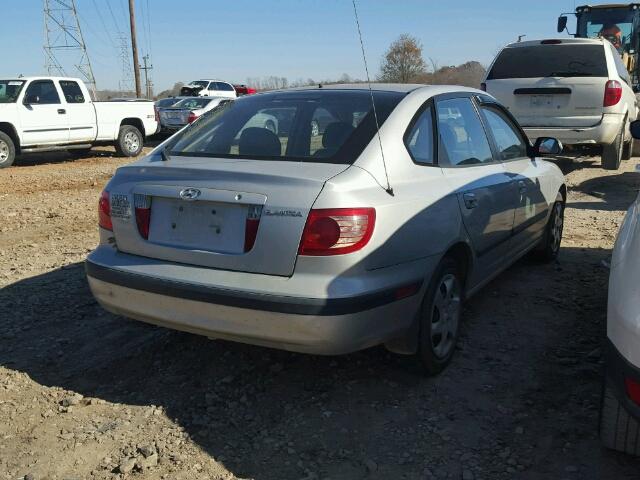 KMHDN56D36U181666 - 2006 HYUNDAI ELANTRA GL SILVER photo 4