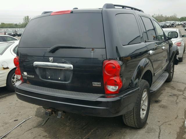 1D8HB58DX5F503347 - 2005 DODGE DURANGO LI BLACK photo 4