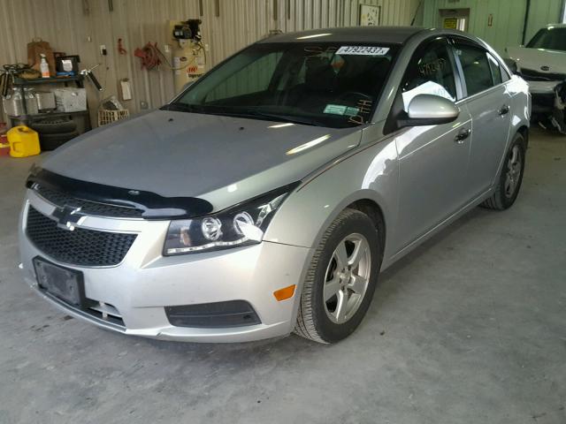 1G1PF5S95B7248513 - 2011 CHEVROLET CRUZE LT SILVER photo 2