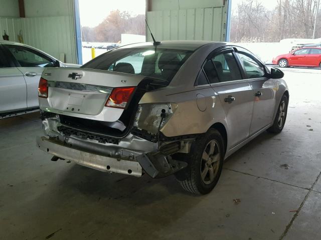 1G1PF5S95B7248513 - 2011 CHEVROLET CRUZE LT SILVER photo 4