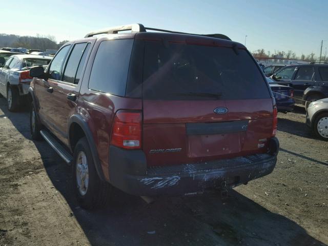 1FMZU72K45ZA42060 - 2005 FORD EXPLORER X RED photo 3