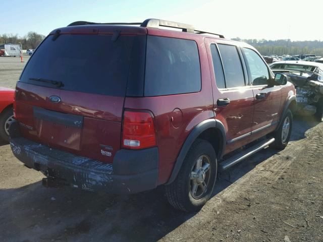 1FMZU72K45ZA42060 - 2005 FORD EXPLORER X RED photo 4