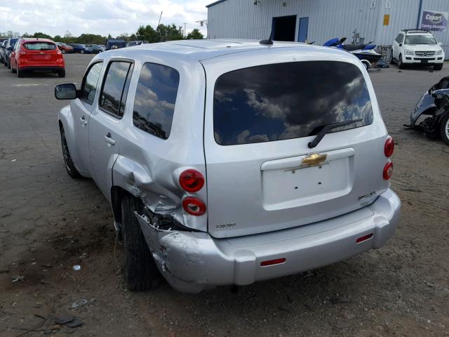 3GNCA13B89S515676 - 2009 CHEVROLET HHR LS Plata foto 3