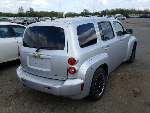 3GNCA13B89S515676 - 2009 CHEVROLET HHR LS Plata foto 4