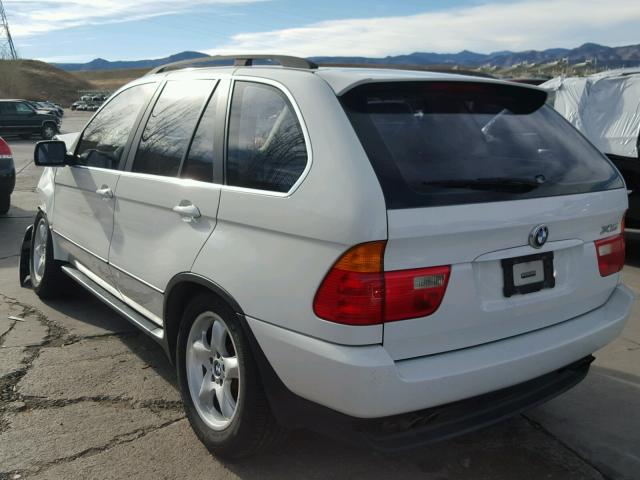 WBAFB33541LH23850 - 2001 BMW X5 4.4I WHITE photo 3