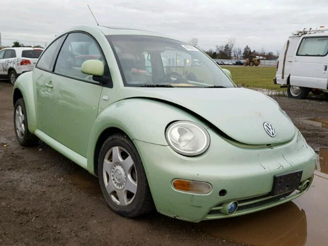 3VWDD21C4YM444109 - 2000 VOLKSWAGEN NEW BEETLE GREEN photo 1