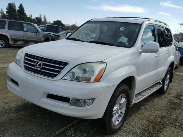 JTJBT20X940054490 - 2004 LEXUS GX 470 WHITE photo 2