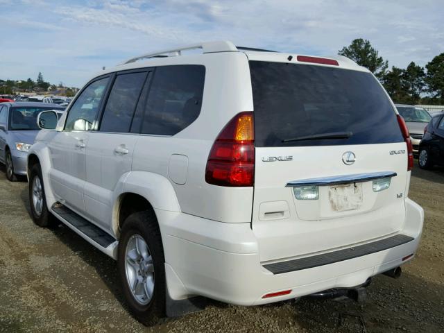 JTJBT20X940054490 - 2004 LEXUS GX 470 WHITE photo 3