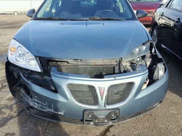 1G2ZH57N994109677 - 2009 PONTIAC G6 GT BLUE photo 9