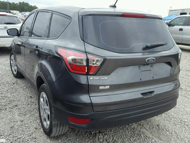 1FMCU0F70HUA49981 - 2017 FORD ESCAPE S GRAY photo 3